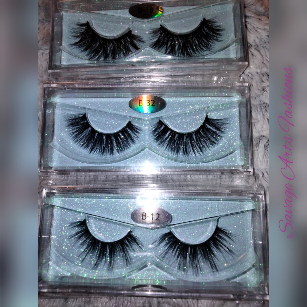 Set of 3 3D Mink Eyelashes